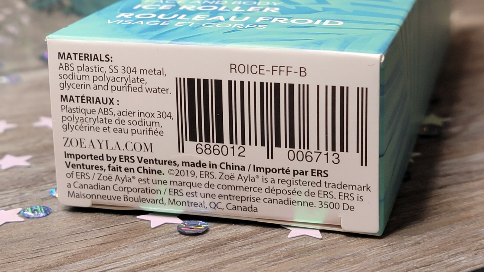 Zoe Ayla Professional Ice Roller For Face and Body – Brand New Sealed Box