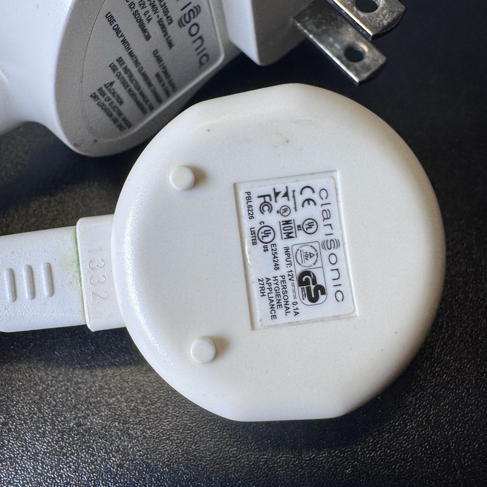 Clarisonic Mia 1 Mia 2 Power AC Adapter Charger 12V 0.1A PBL3100-479 OEM Works