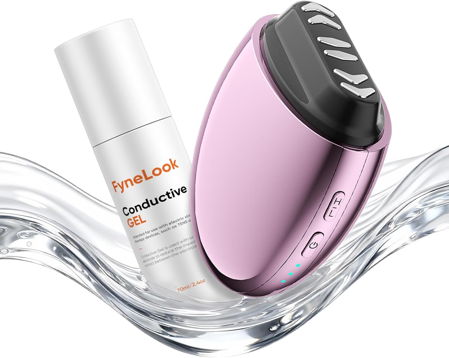 Microcurrent Facial Device, Face Sculpting Tool for Instant Lift & Contour, 6-Po
