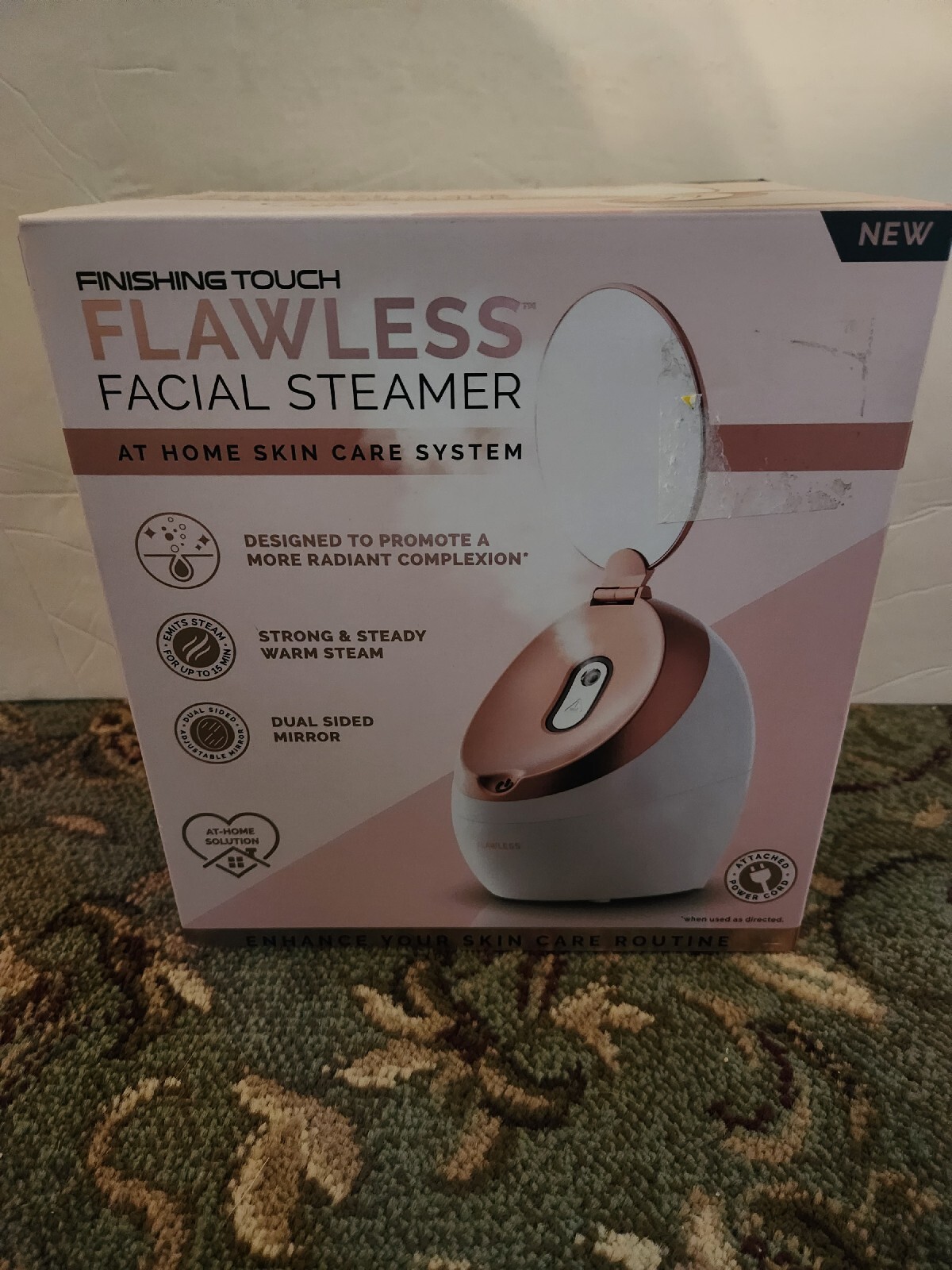 Unopened Brand New Finishing Touch Flawless Facial Steamer!