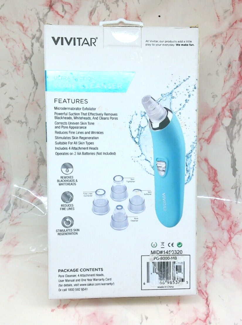 Vivitar Ultra Suction Pore Cleanser Simply Beautiful Soft Touch Series