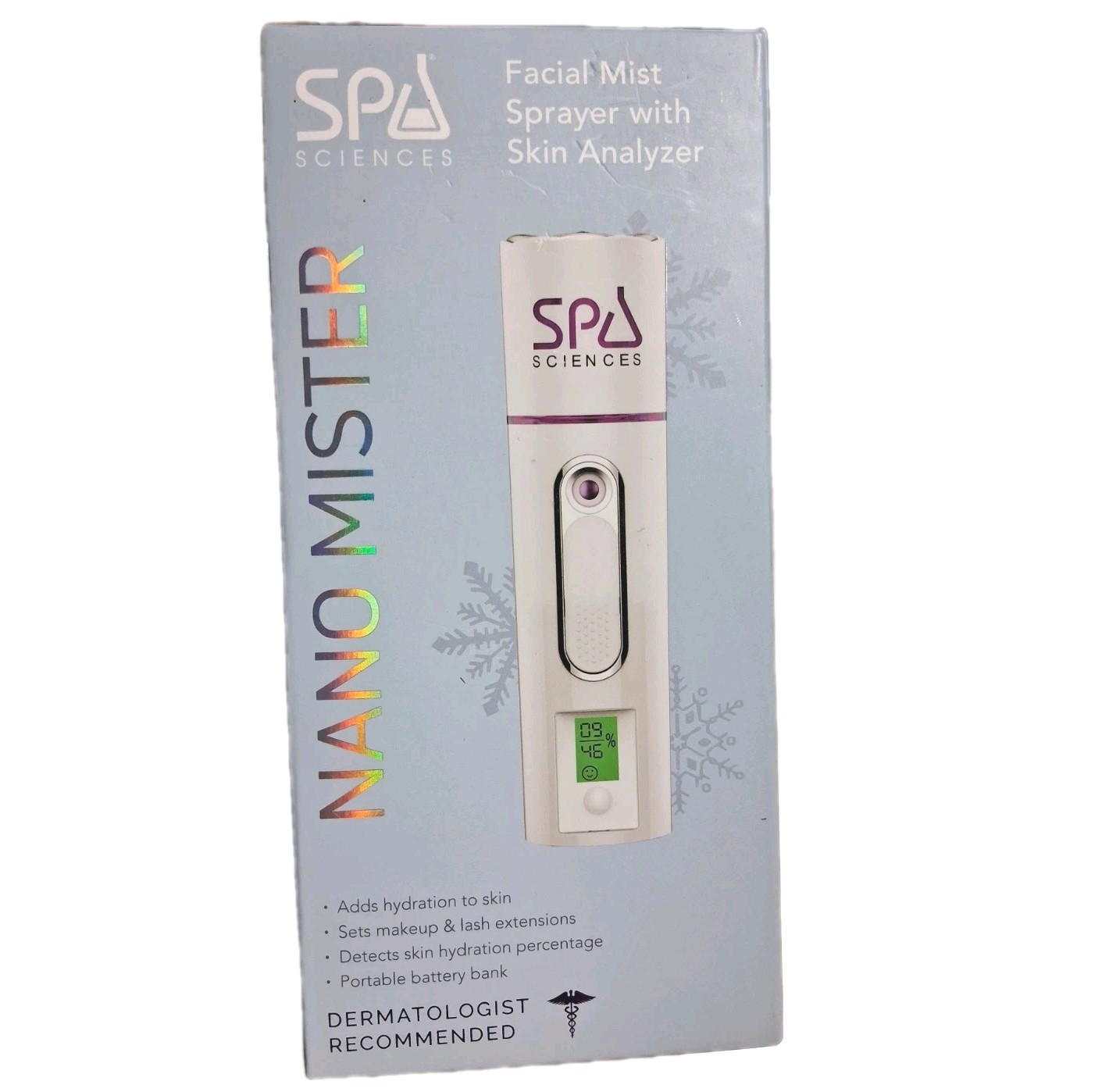 SPA SCIENCES Nano Sprayer Hydrate Mist Machine Skin Analyzer NWOT