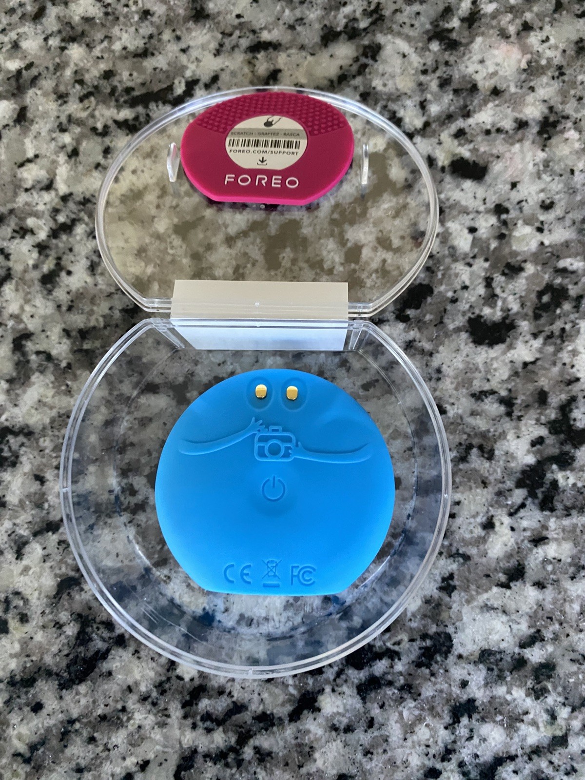 FOREO LUNA Fofo 1Pc Cleansing Brush, Aquamarine, BEST OFFER, RETAIL VALUE: $89