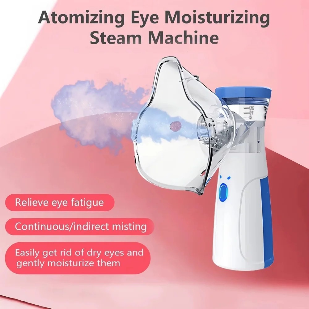 Portable Nano Handy Facial Steamer Cool Mist Humidifier Skin Hydrating Spray