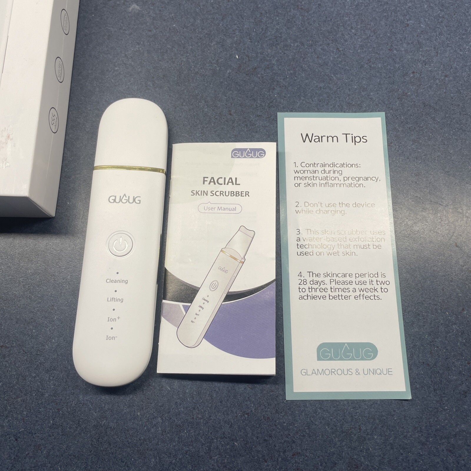 GUGUG facial skin scrubber