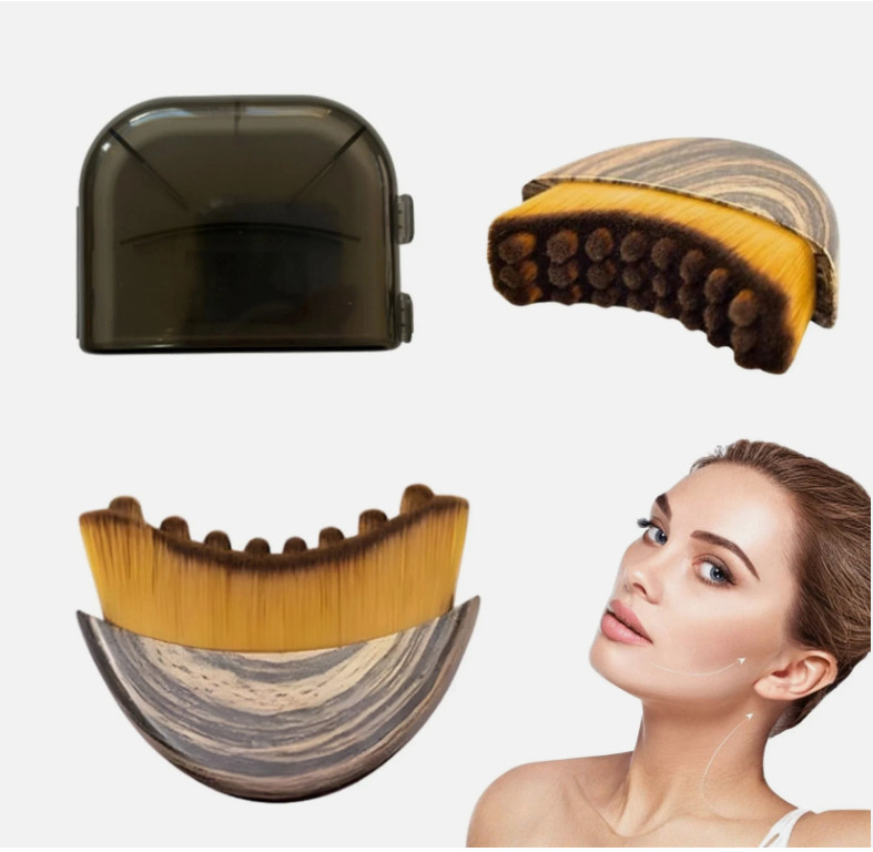 New Lymphatic Contour Face Brush, Lymphatic Drainage Massager by Glowiex