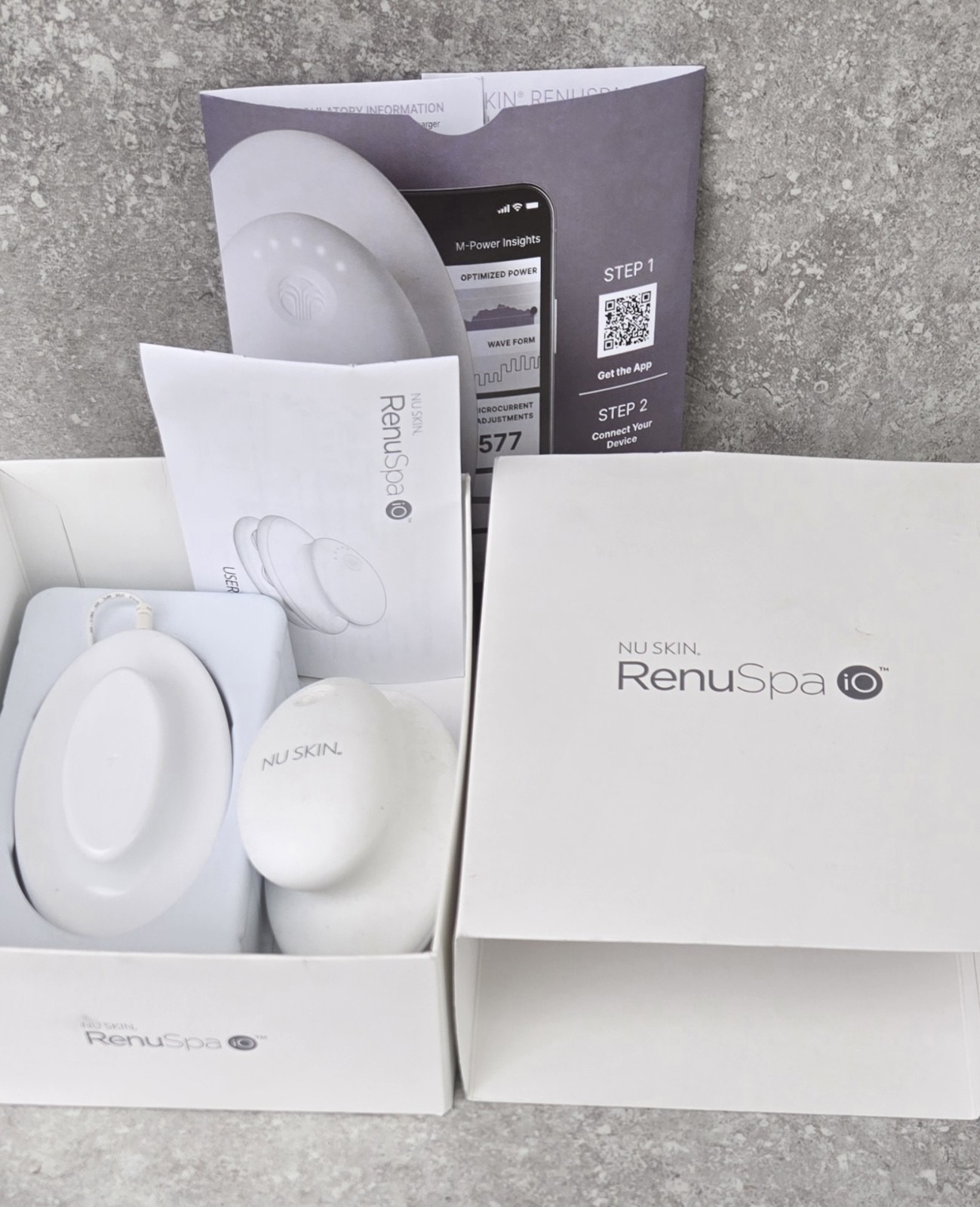 Pre-Owned Nu Skin Renuspa io Microcurrent Facial Face Sculpting Device FREEUSHIP