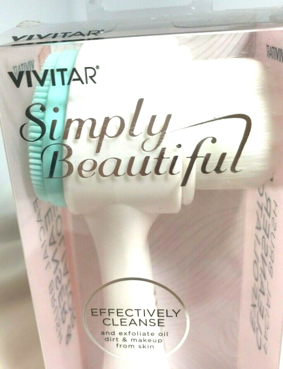 Vivitar Simply Beautiful Facial Brush Cleanser & Exfoliator