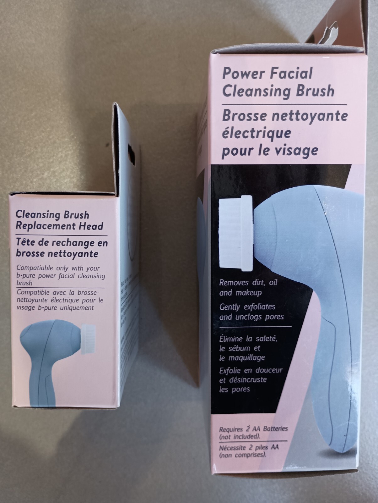 B·pure Power Facial Cleansing Brush + Cleansing Brush Replacement Head