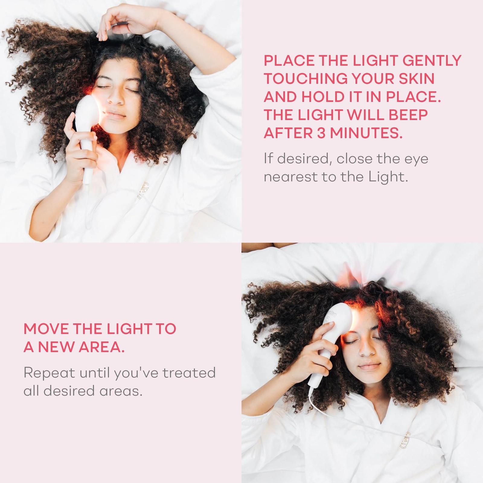 LightStim for Wrinkles LED Red Light Therapy with 72 LEDs