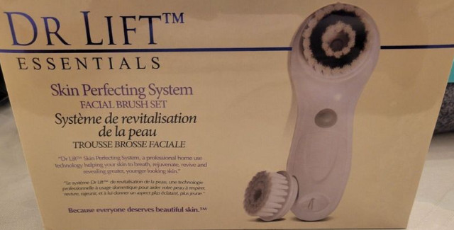 Dr. Lift Essentials Skin Perfecting System Facial Brush Set Brand New In Box