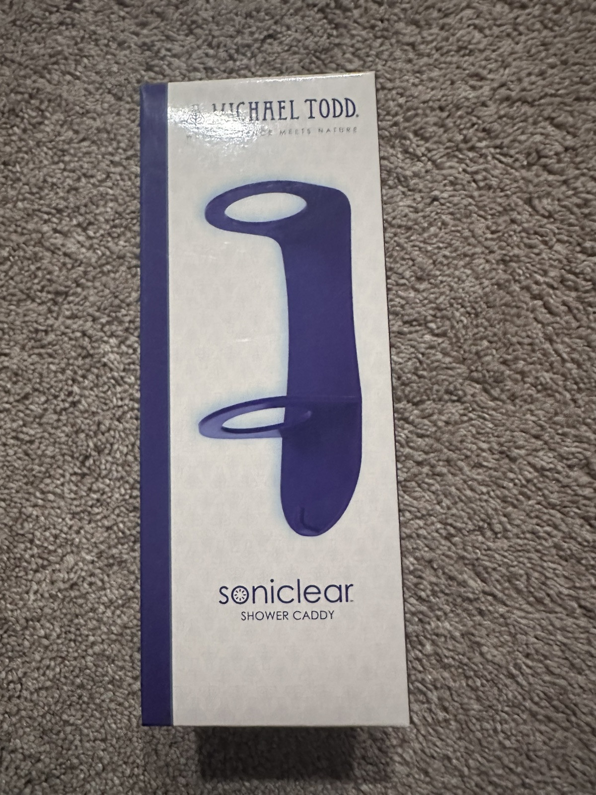 Michael Todd Soniclear Shower Caddy Purple NeW