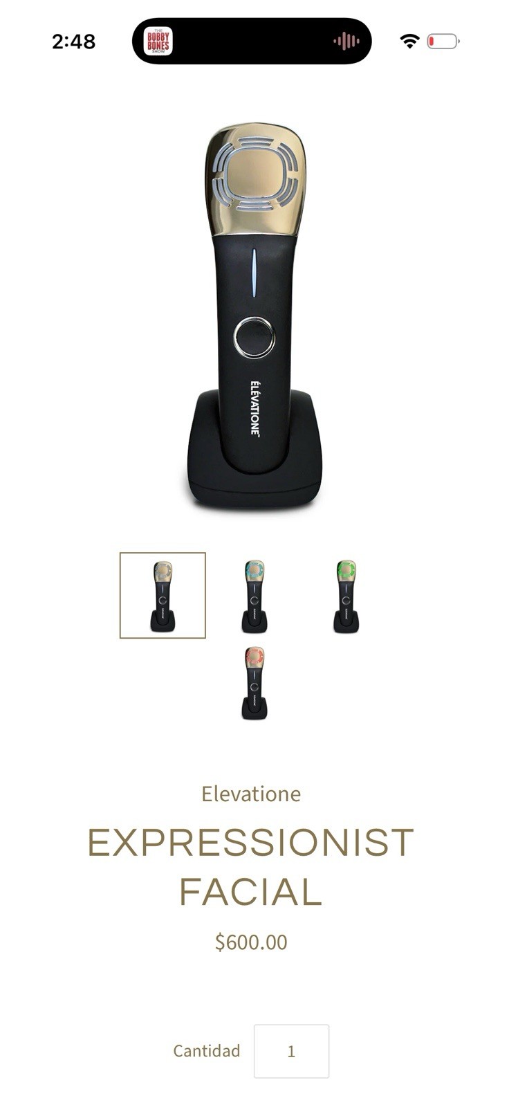 ELEVATIONE Facial Rejuvenation Skin Care Device w/ Charging Dock – Tested