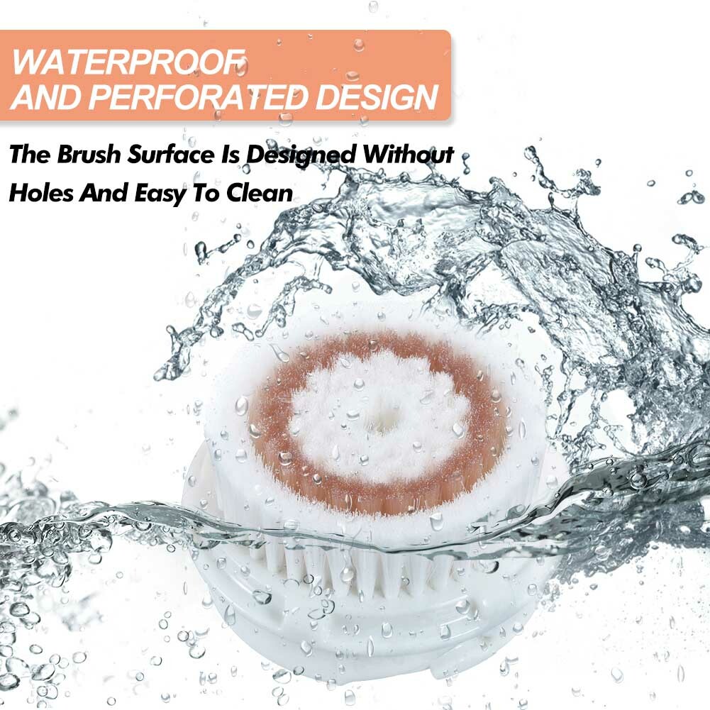 4 Pack Radiance Replacement Brush Head Facial Cleansing Fits Clarisonic Mia 123