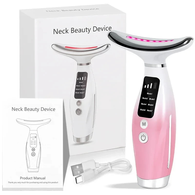 LED Microcurrent Facial Skin Tightening Lifting Device Face Neck Beauty Machine