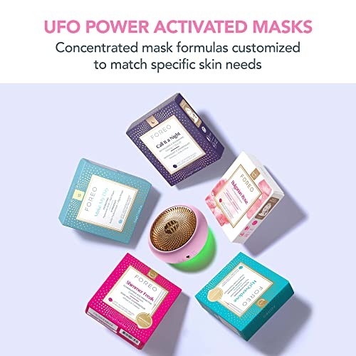 FOREO UFO FACE MASK TREATMENT LIGHT THERAPY FOR FACE – PEARL PINK