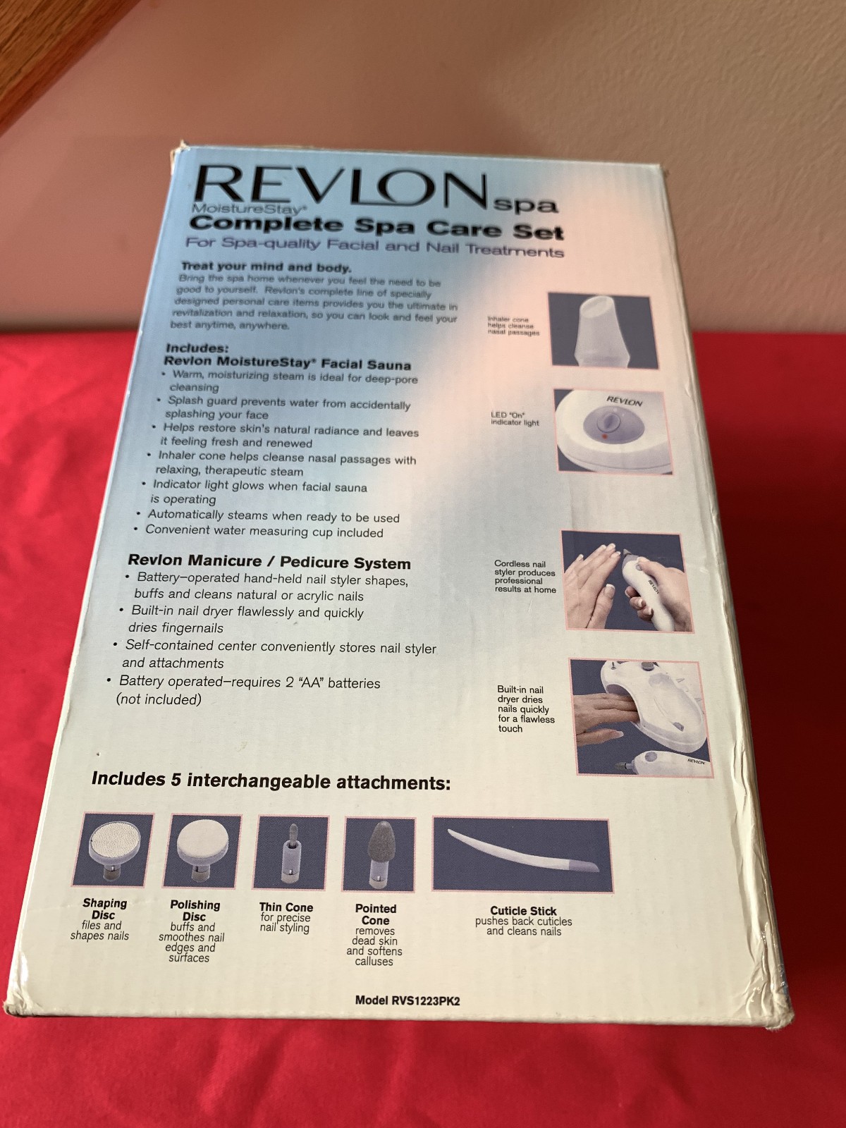 Revlon Spa MoistureStay Complete Spa Care for Facial & Nail Treatments