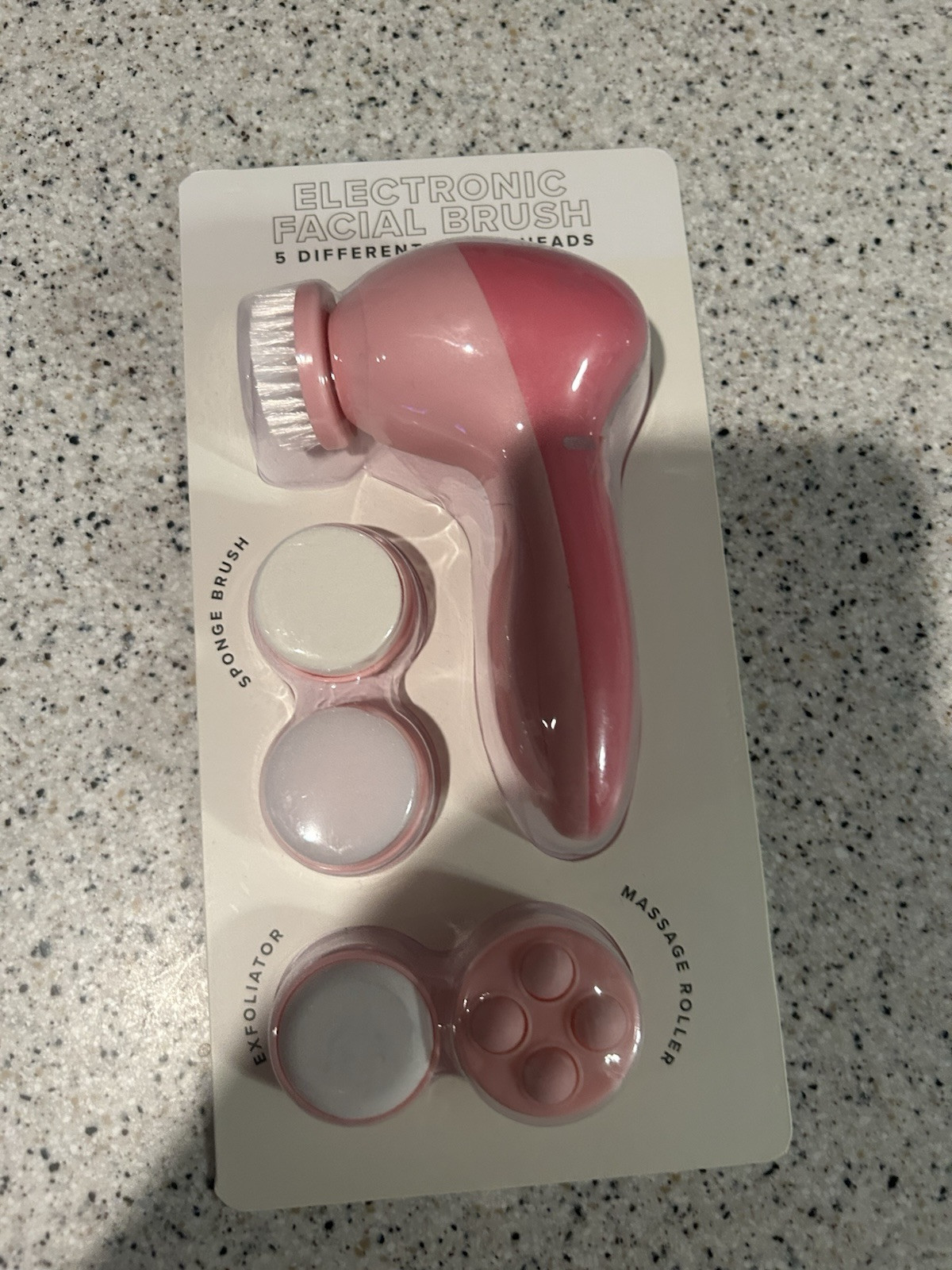 5 Different Brushes Electronic Facial Cleansing Face Massage Brush Skin Care H8