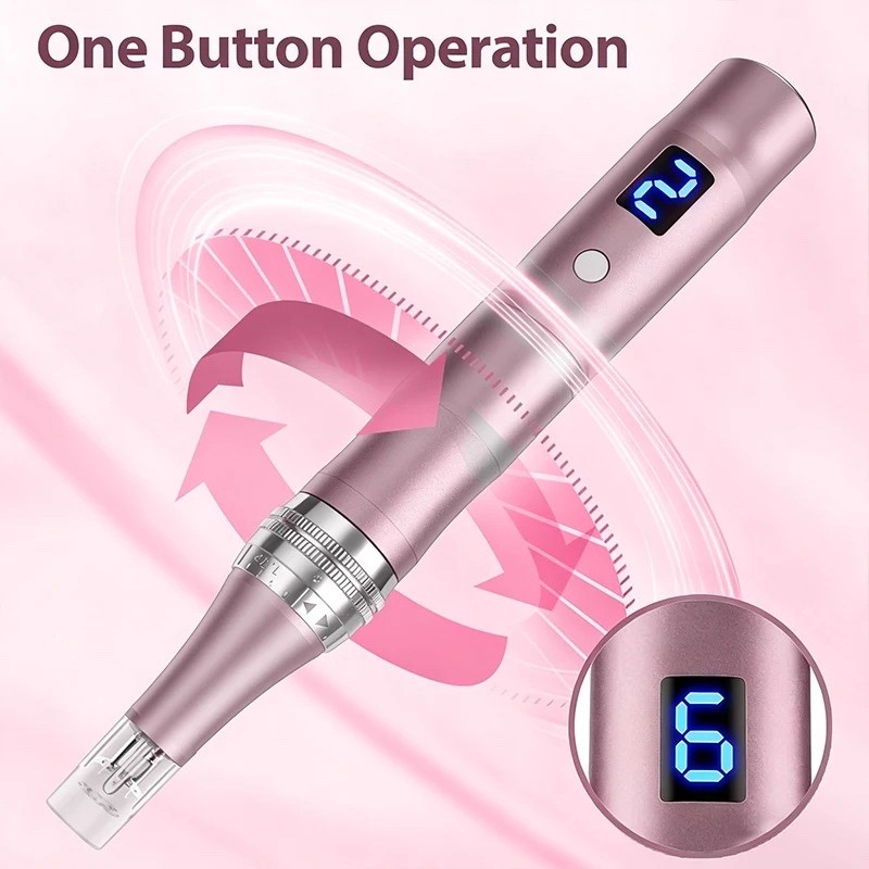 10-in-1 Electric Facial Massager Set Rechargeable Sonic Cleansing Scrub Pen