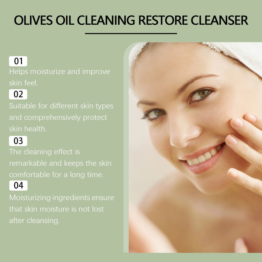 Olive Oil Cleansing Cleanser ntle Cleansing and Soothing for