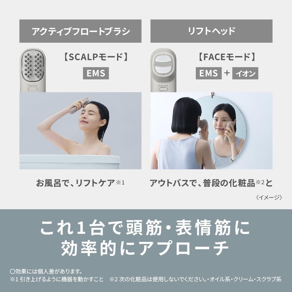 Panasonic Vitalift Brush EH-SP60 Facial Beauty Device EMS Electric Brush Used