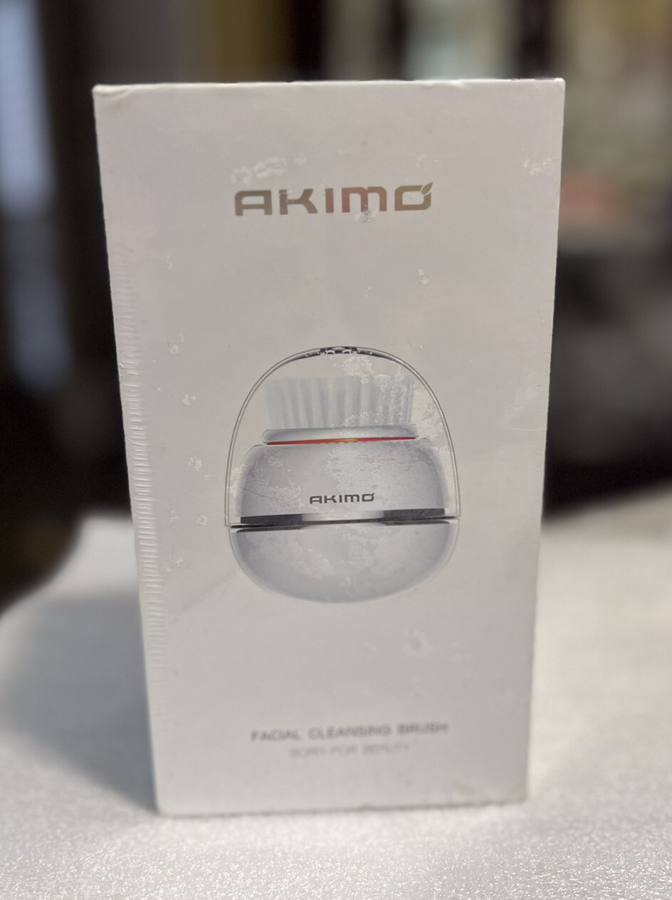 AKIMO Sonic Facial Cleaning Brush – Infrared Vibrating Face Brush W/3 Speed NEW