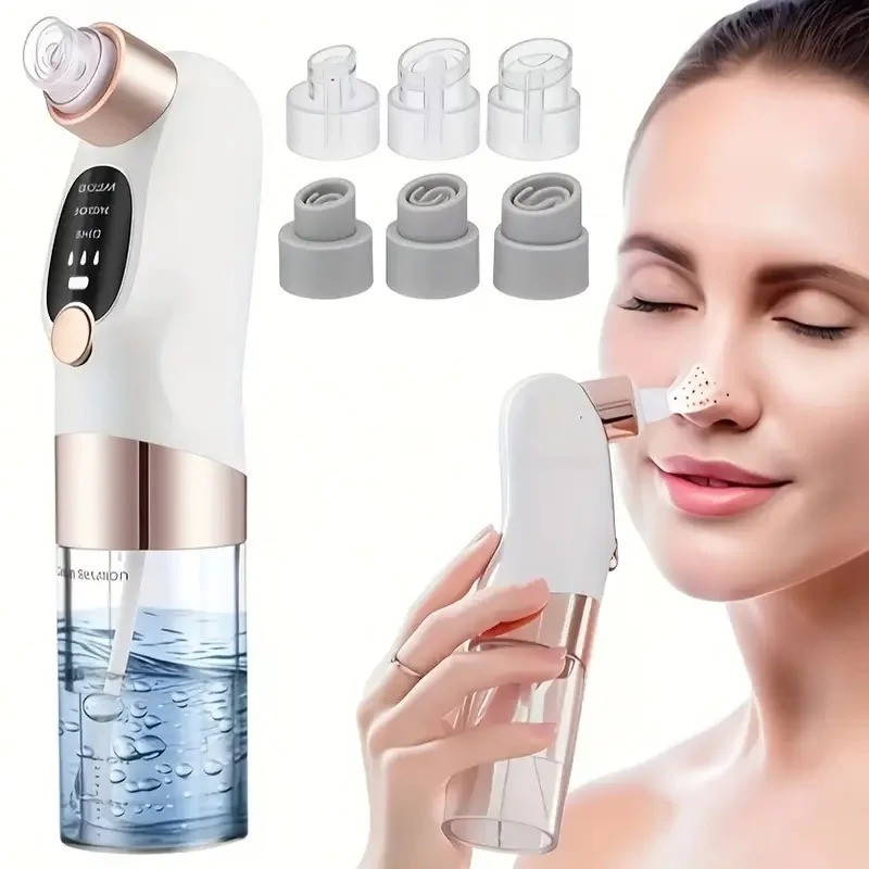 Electric Blackhead Remover Vacuum Hydro Facial Pore Cleaner Acne Suction