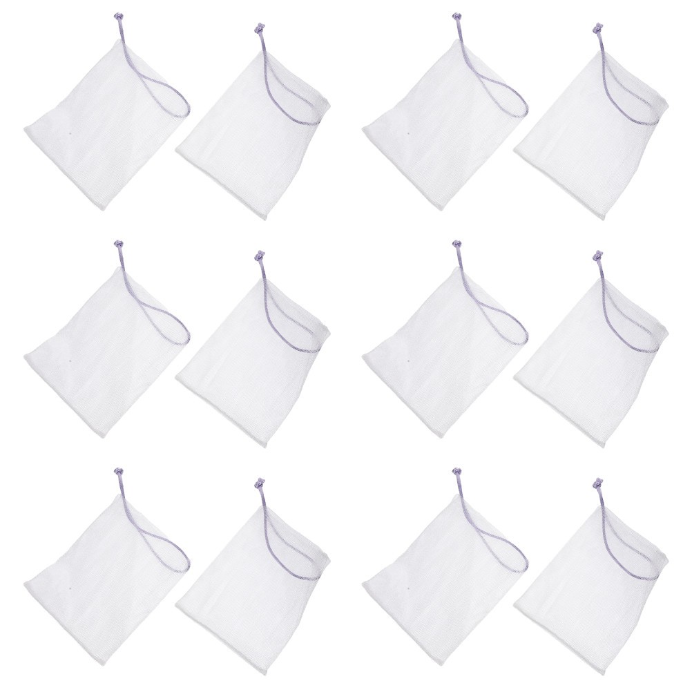 40 Pcs Hanging Soap Foaming Net Mesh Bag Facial Cleanser For Body Bath