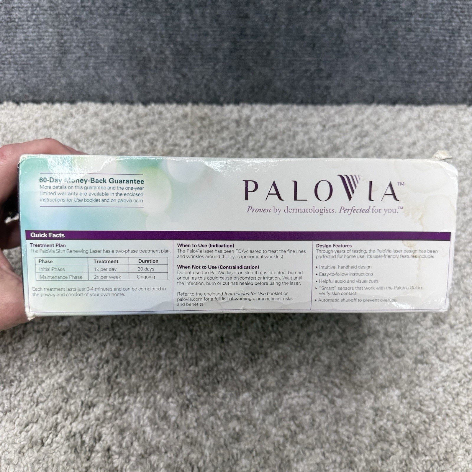 Palovia Skin Renewing Laser reduce fine line wrinkles for parts not working