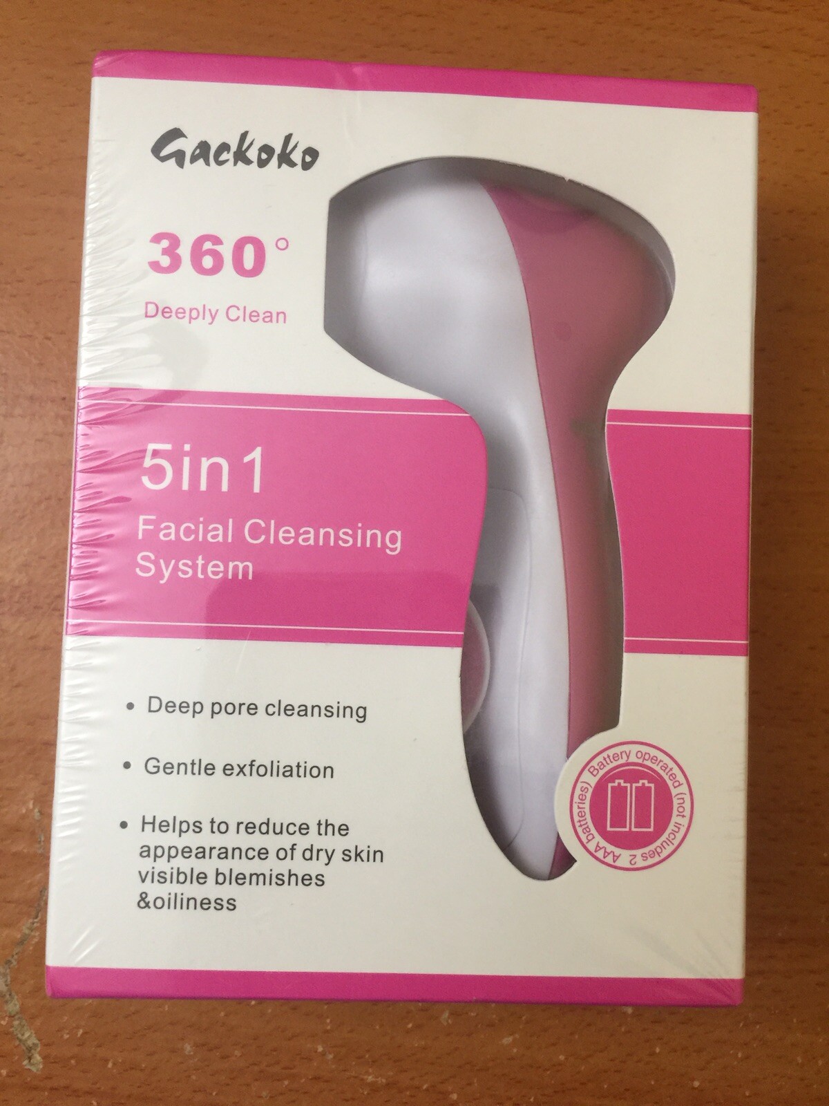 Gackoko Facial Cleaning System Pink