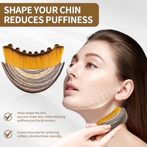 Dry Contour Face Brush for Lymphatic Drainage