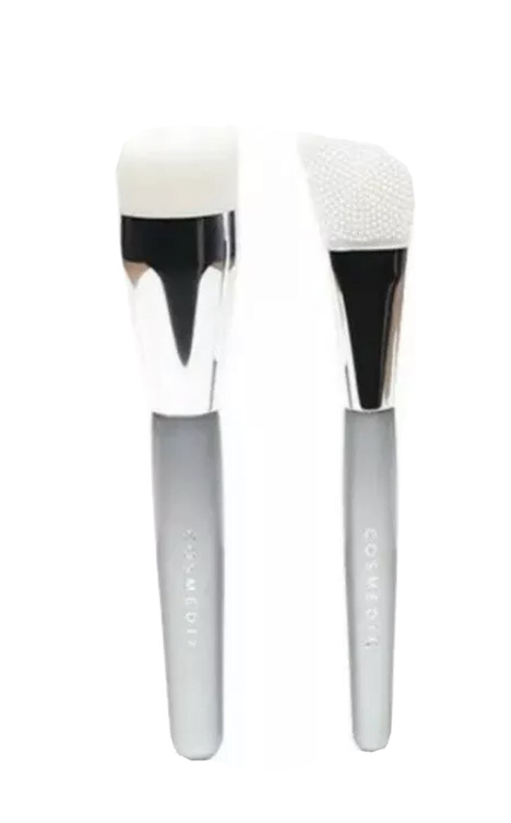 Cosmedix Skincare 2 Pc Cleansing Brush And Silicone Applicator $25 – New