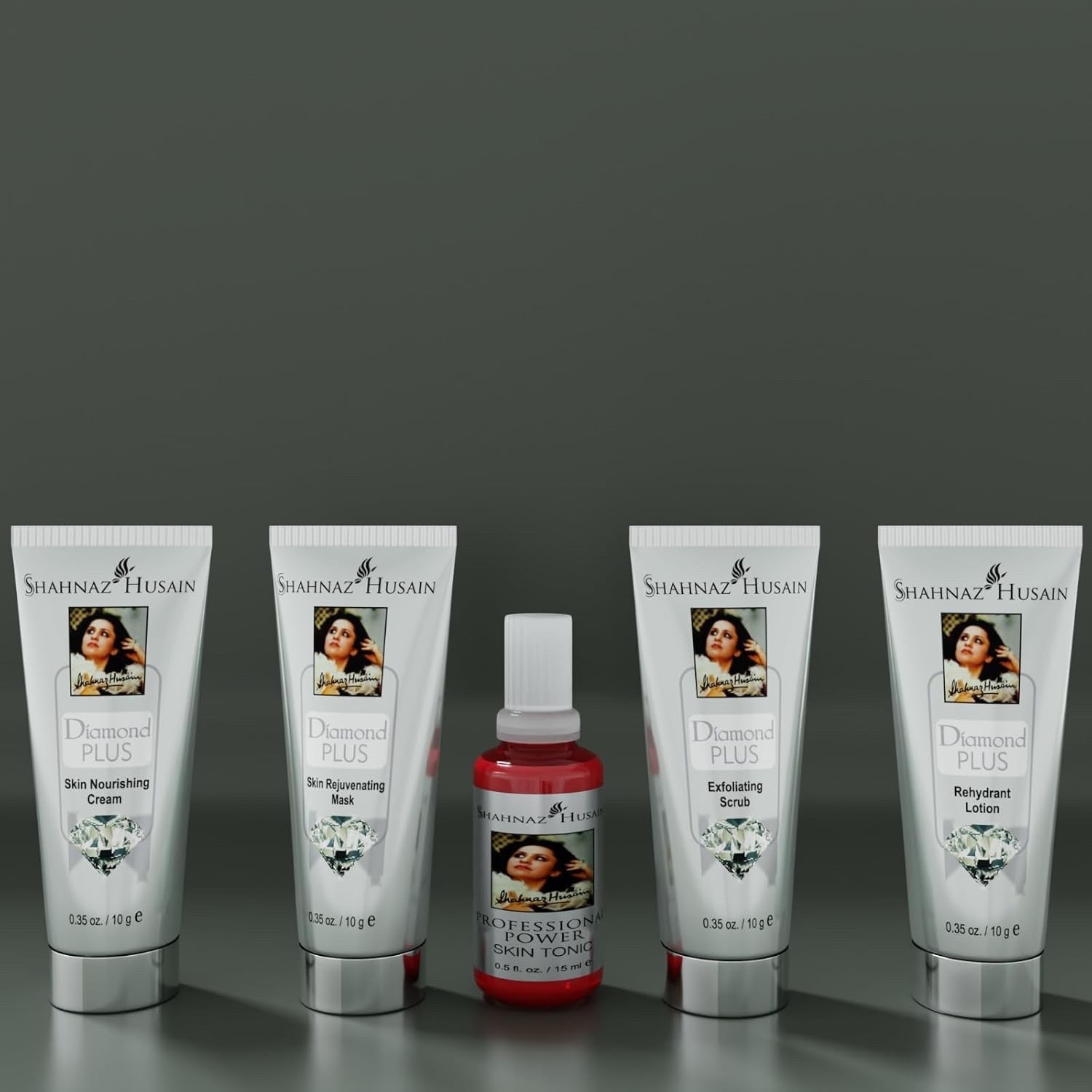 2 X Shahnaz Husain Anti-Aging Herbal Facial Kit Firms & Brightens Skin