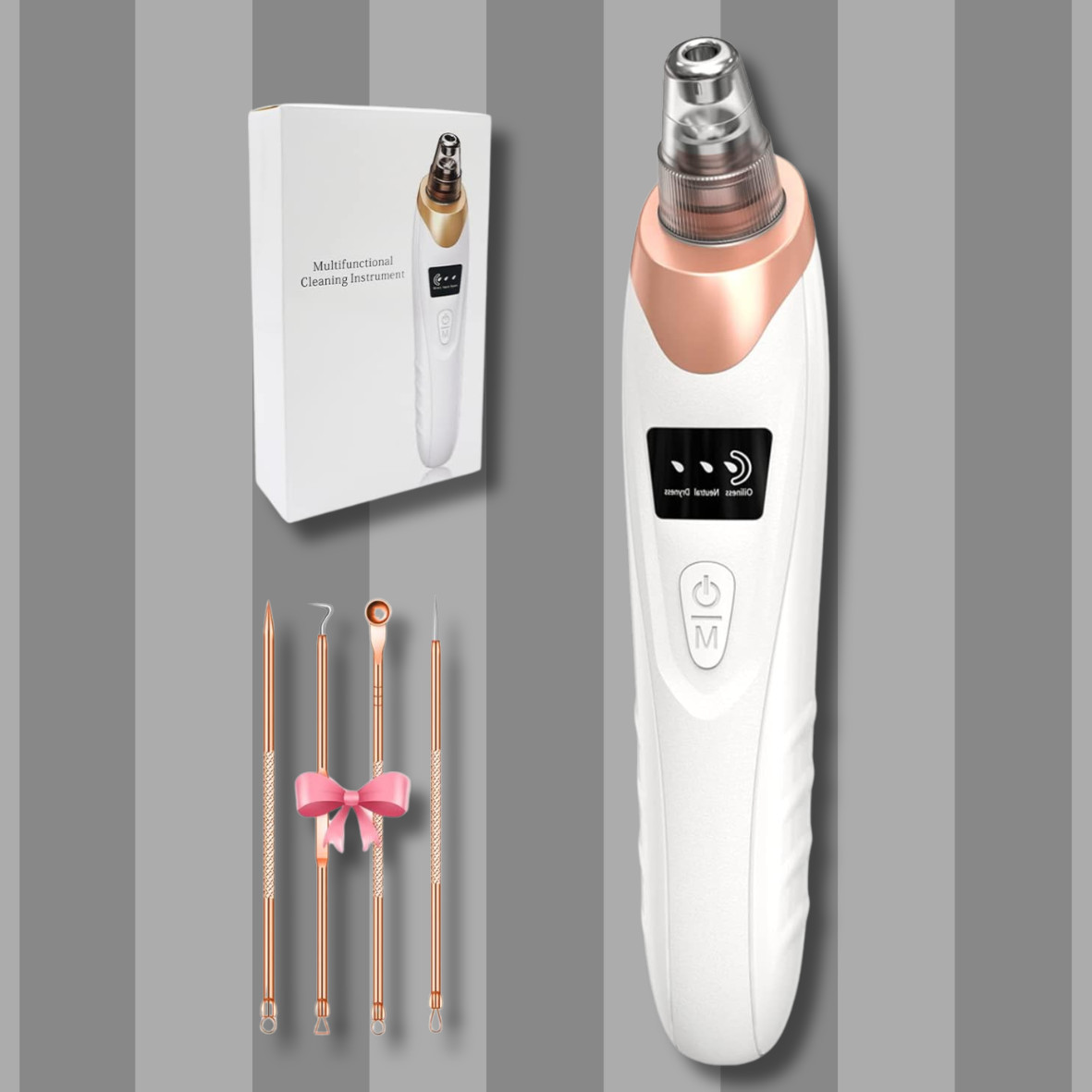 Electric Blackhead Remover Pore Vacuum Suction Diamond Dermabrasion Face Cleaner