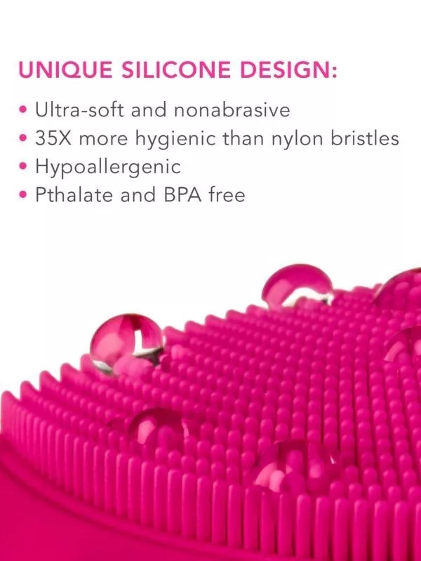 2Pcs Foreo Luna Mini 2 Facial Cleansing Brush ( Fuchsia ) *NEW IN BOX*
