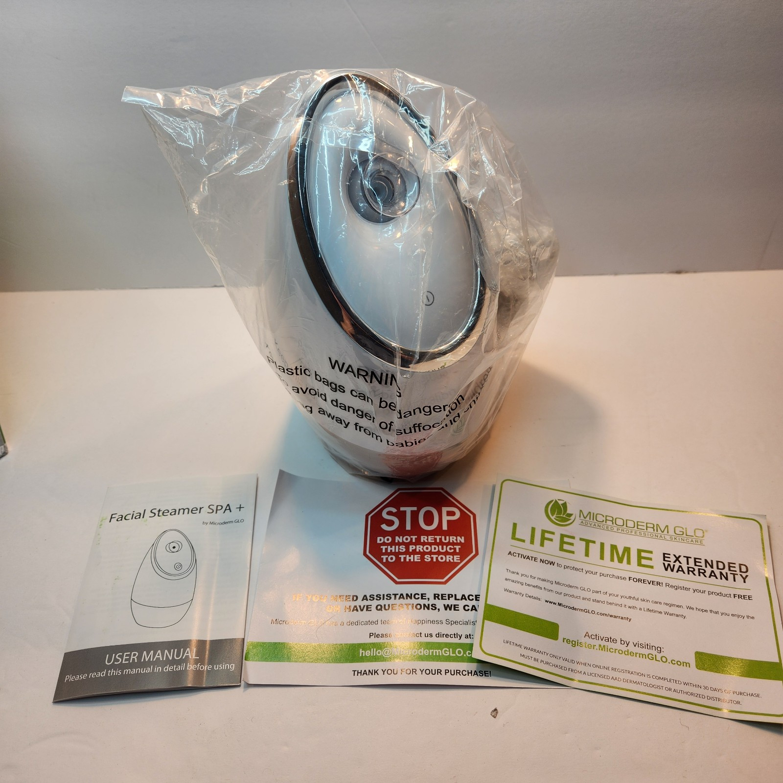 Facial Steamer Spa+ Nano Ionic Facial Sauna Humidifier Electric