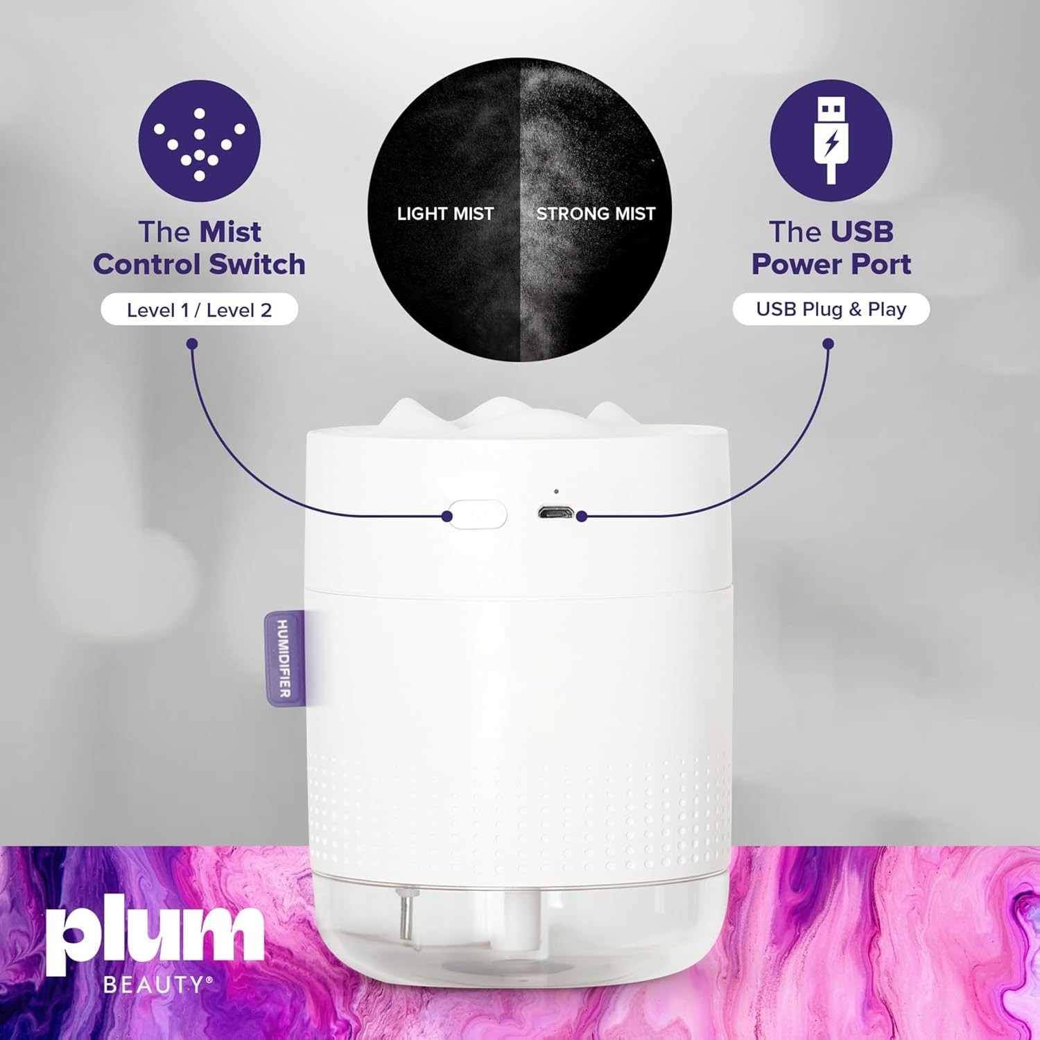 Portable Nano Ionic Face Steamer with 2 Settings – Deep Clean & Hydrate