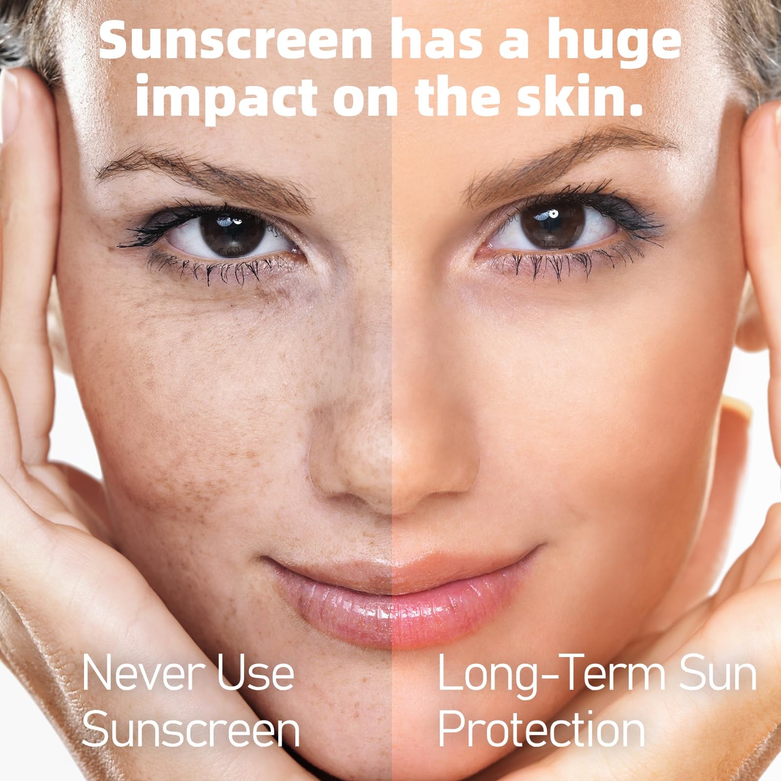 VGO Tinted Sunscreen for Face SPF 50, Hydrating 1.7 Fl Oz (Pack of 1), Light
