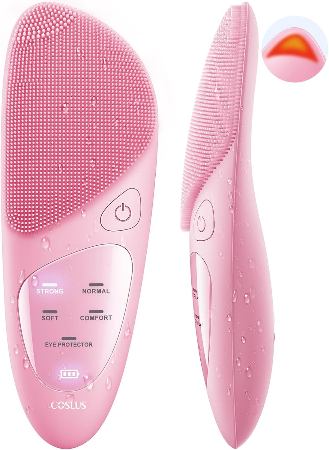 JMY05 Facial Cleansing Brush Silicone Face Scrubber: Waterproof