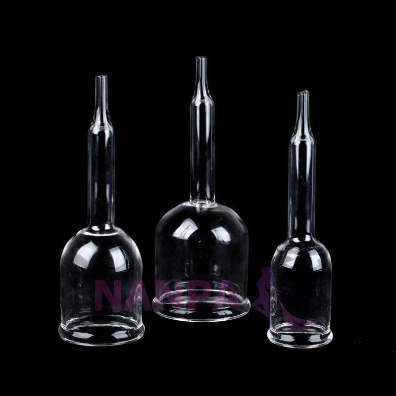 Replacement Vaccum Cupping Glass Cup For Vacuum Therapy Spray Facial Machine