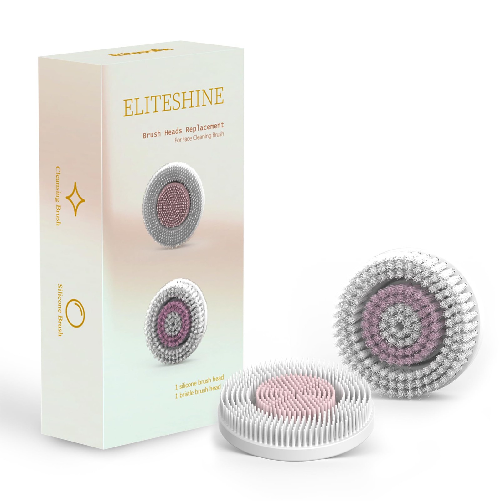 Eliteshine Original Replacement Heads for Face Scrubber and…