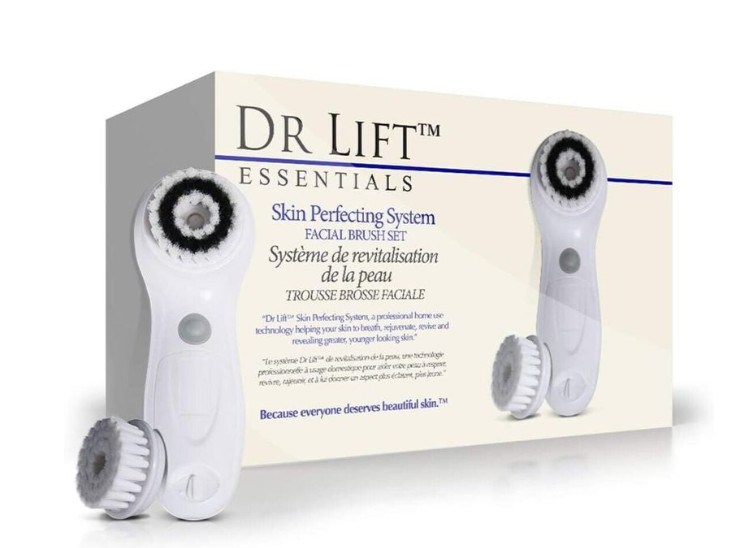 Dr. Lift Essentials Skin Perfecting System Facial Brush Set Brand New In Box