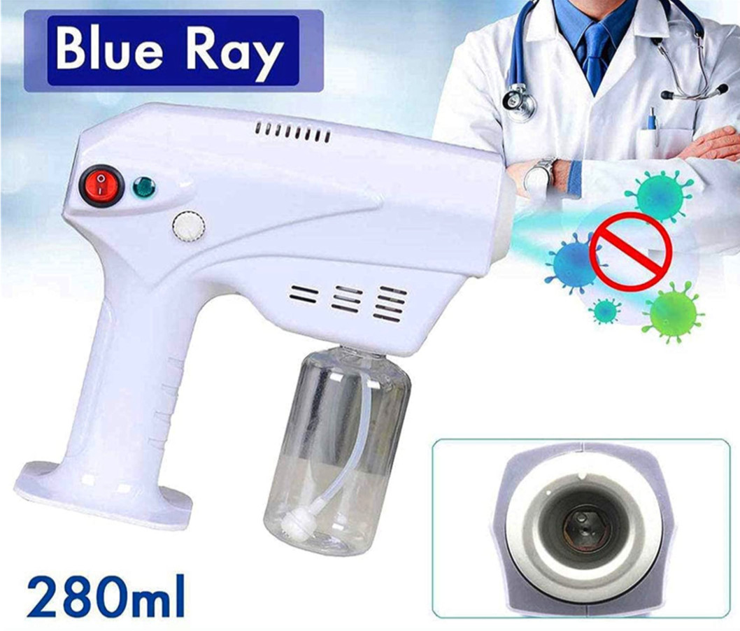 Nano Handheld Blue Light Steam Atomizer Sprayer Fogger ULV Steam Gun Sprayer