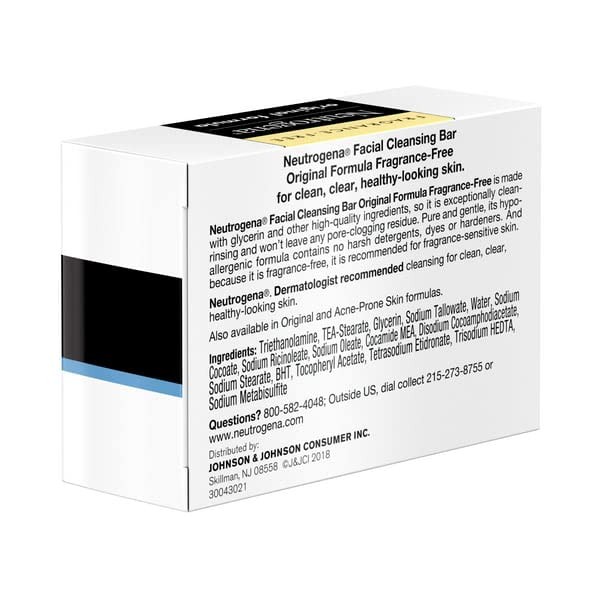 Neutrogena Original Fragrance-Free Facial 3.5 Ounce (Pack of 3), White