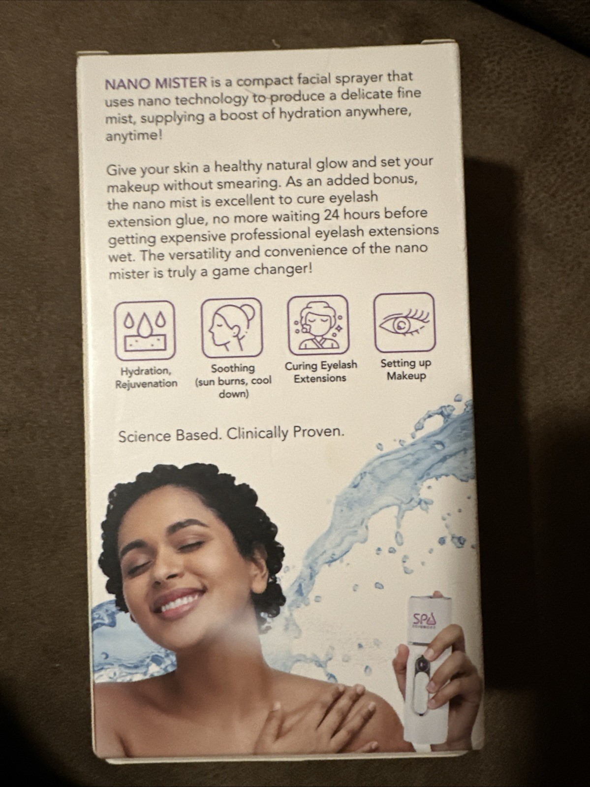 Spa Sciences – Nano Mister – Hydrating Facial Mister with Battery Bank