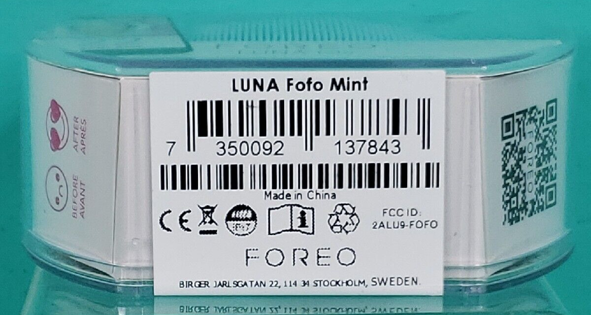 FOREO LUNA Fofo Smart Facial Cleansing & Firming Massage Brush Mint NEW SEALED
