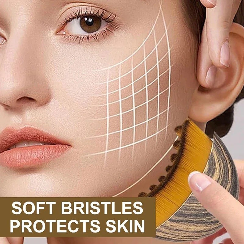 Facial Lymphatic Massage Brush for Skin Sculpting Tightening and Drainage Care