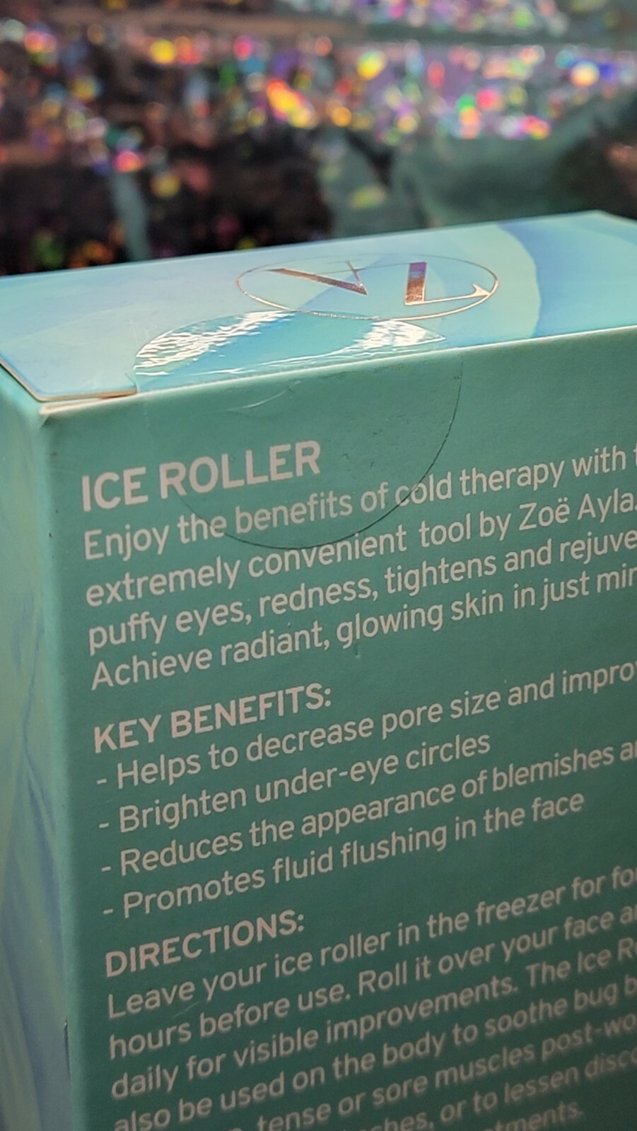 Zoe Ayla Professional Ice Roller For Face and Body – Brand New Sealed Box