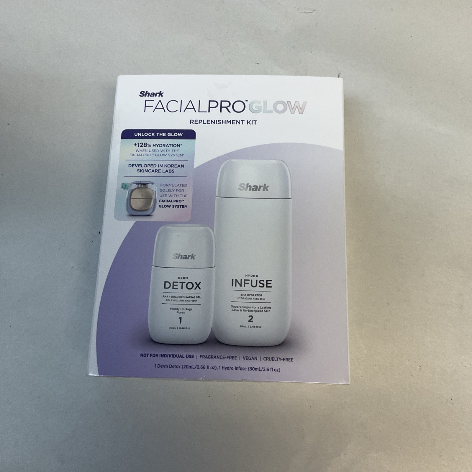 Shark – FacialPro Glow Replenishment Kit – Cool White