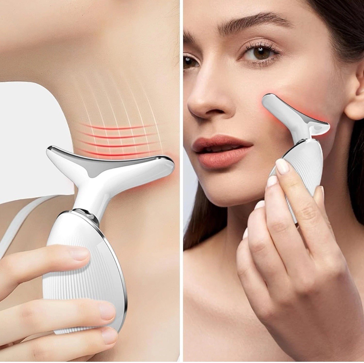 Face Sculpting Tool, 3-in-1 Facial Device, Neck & Face Massager, Portable